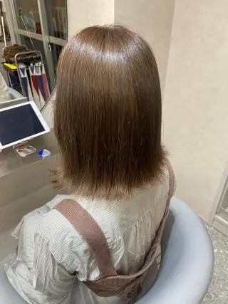 ミディアム カラー 新宿/韓国ヘア 中明度カラー/かやのヘアスタイル