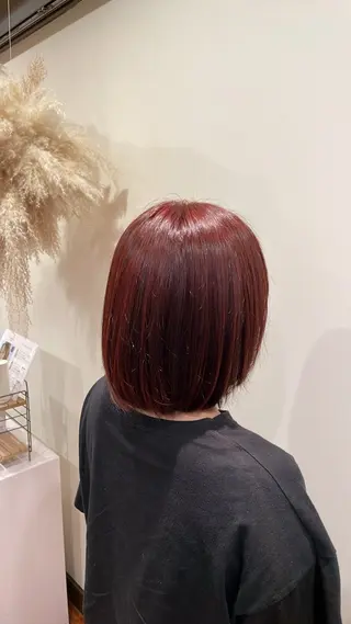 カラー 木村 柚伊のヘアスタイル