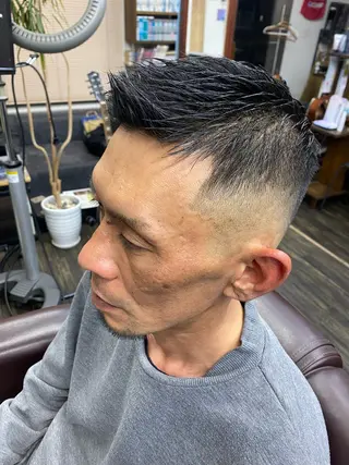ショート メンズ barber shop LENNON所属・高東 俊介のヘアスタイル