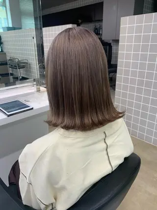 セミロング 【美容室が苦手な方 専問美容室】MIHOのヘアスタイル