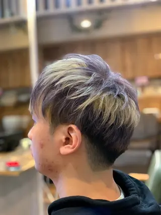 ショート カラー メンズ affect 上大岡所属・《髪質改善・縮毛矯正 /ブリーチ》坂本爽のヘアスタイル