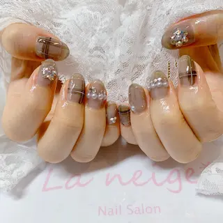 ネイル La neige* yuki 🥯🍑のネイルデザイン