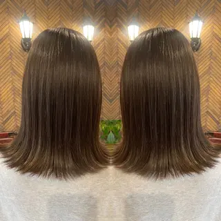 ミディアム カラー tocca 💜石田愛結💜のヘアスタイル