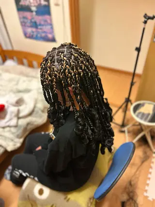 ロング ヘアアレンジ ブラックヘア🧜‍♂ 😈itsuki👿のヘアスタイル