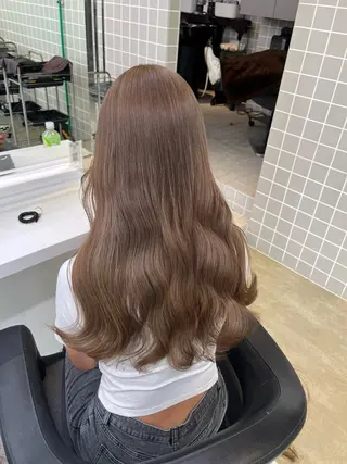 ロング カラー 🎀暖色/ラベンダー /paru🤍のヘアスタイル