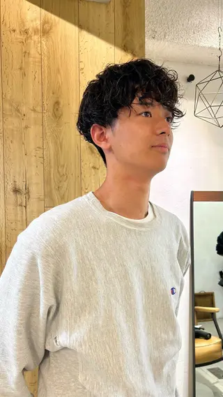 メンズ じゅわっと暖色カラー 🍊Moemiのヘアスタイル