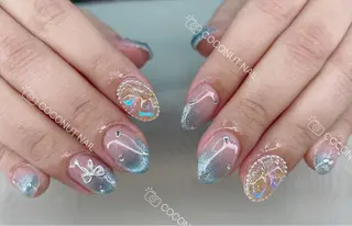 ネイル 神田 ココナッツのネイルデザイン