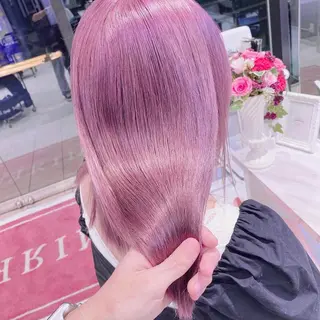 ミディアム カラー ヘアアレンジ メンズ キッズ マツエク・マツパ SALOWIN所属・ハイトーン美容師 MASATOのヘアスタイル