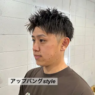 ショート メンズ 天王寺/メンズパーマ /フェード/河本かほのヘアスタイル
