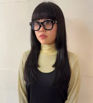 ロング riko*.+ﾟ 韓国風パーマのヘアスタイル