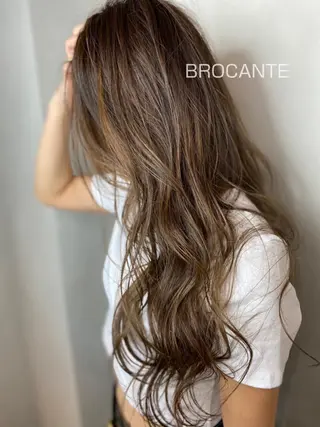 ロング カラー L’atelier BROCANTE （ラトリエ　ブロカント）所属・BROCANTE立川 karasawa.nのヘアスタイル