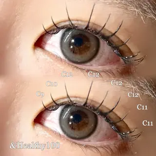 マツエク・マツパ 🩰yuri🩰 似合わせ/束感のマツエク・マツパデザイン