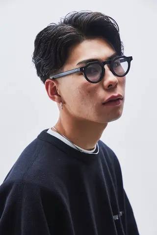 ミディアム パーマ ヘアアレンジ メンズ 似合わせカット特化/ 💈ミナ💈のヘアスタイル