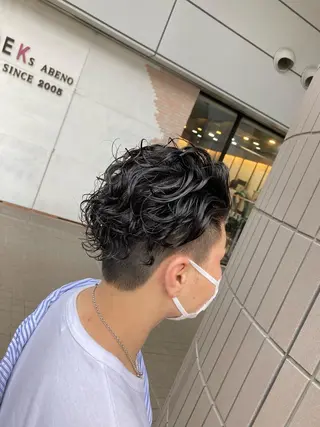 パーマ メンズ SHAFT Ieiriのヘアスタイル