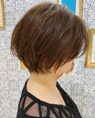 ショート カラー ツヤ髪になりたい方へ 🩷柴田知亜希のヘアスタイル