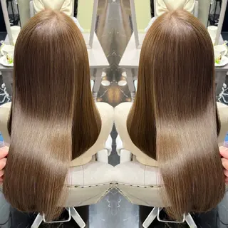 セミロング 山本 優音のヘアスタイル