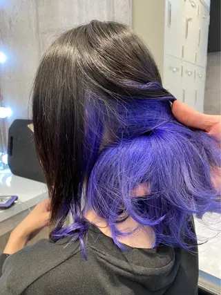 ロング カラー パーマ ヘアアレンジ メンズ 歩くパワースポット 🦋KAHOのヘアスタイル