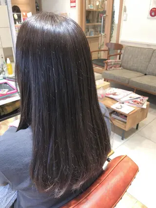 カラー あき えいみのヘアスタイル