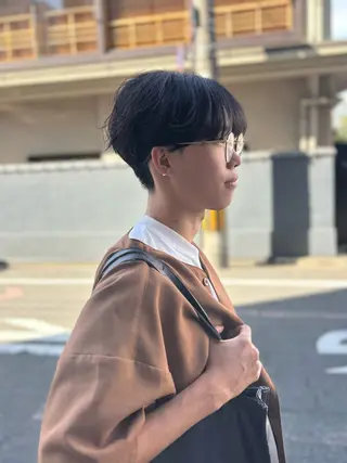 メンズ darts所属・マツダ レンのヘアスタイル