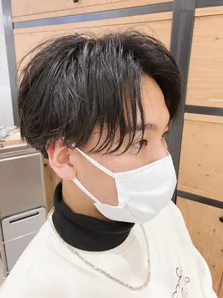 ショート パーマ メンズ メンズパーマ タカキリョウのヘアスタイル