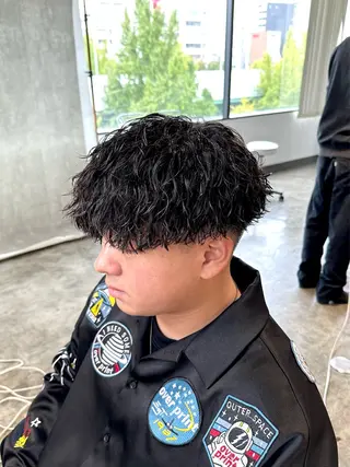 パーマ メンズ 骨格補正施術/メンズ 専門美容師/YUYAのヘアスタイル