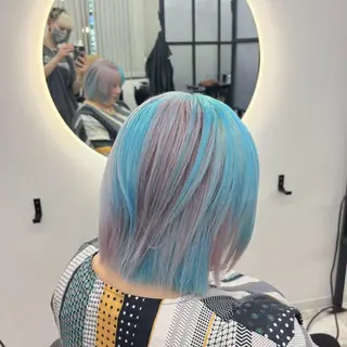 ミディアム カラー Ren. 🦋デザインカラーのヘアスタイル