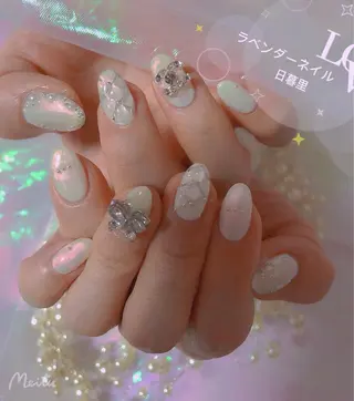 ネイル ラベンダー💖日暮里 ルル💖ネイルのネイルデザイン