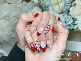 ネイル E.N🦋 長さ出し/持ち込みのネイルデザイン