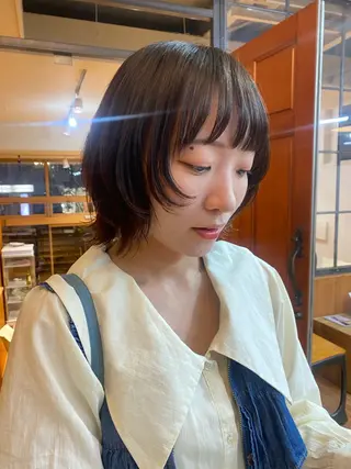 ミディアム THE DOTS【ザ ドッツ】所属・C H I H A R Uのヘアスタイル