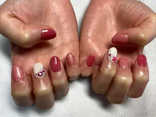 ネイル ネイルPetit Ribbonのネイルデザイン