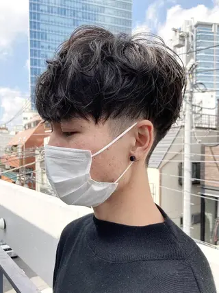 ショート パーマ メンズ fifth  SAKAE所属・SENTA✨メンズ パーマ✨fifth栄のヘアスタイル