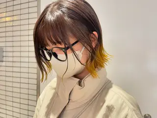 ミディアム 中東 真子のヘアスタイル