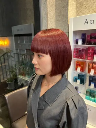 カラー 透明感/血色カラー/ 似合せレイヤー/ゆいのヘアスタイル