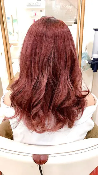 セミロング カラー 保住 亮太のヘアスタイル