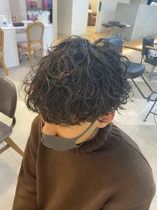パーマ メンズ 新宿【メンズパーマ】 塩澤太一のヘアスタイル