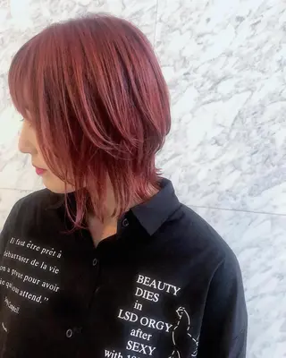 ショート カラー SAKURA 原宿所属・なかの たくみのヘアスタイル