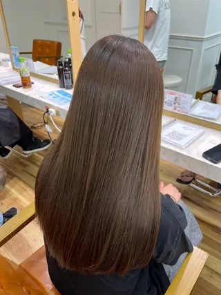 ロング カラー 長島美織 /透明感カラーのヘアスタイル