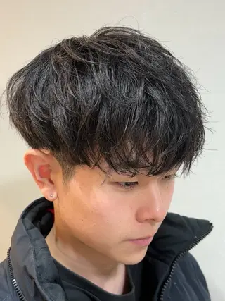 ショート メンズ 札幌パーマ 髪質改善/後藤海音のヘアスタイル