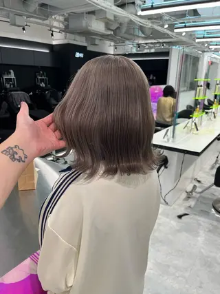 セミロング カラー ブリーチボブNo.1 🥇/KOHEIのヘアスタイル