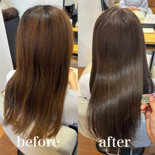 ロング カラー 齋藤 奈美希のヘアスタイル