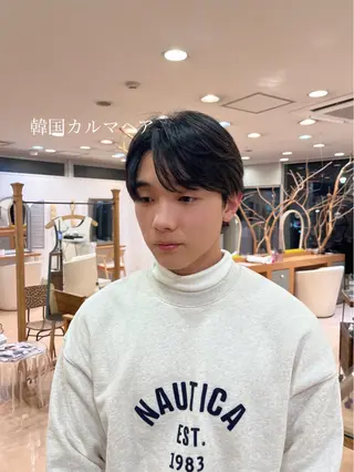 パーマ メンズ 💠つたふうか/ 韓国/メンズヘア💠のヘアスタイル