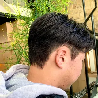 パーマ メンズ レイヤー/スパイキー ショート/坂本翔のヘアスタイル