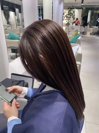ロング カラー stair : case 銀座店所属・stair:case 🌱安藤風香🌱🦖のヘアスタイル