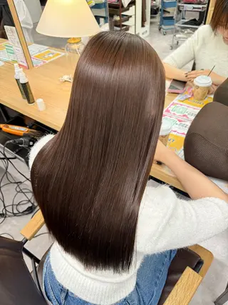 ロング 韓国レイヤー🪽 無重力パーマナツキのヘアスタイル