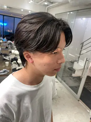 ショート パーマ メンズ スパイラルパーマ 🌐hina⭐️のヘアスタイル