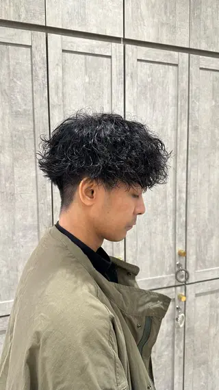 パーマ メンズ 鶴見/Bonecca /林 愛翔のヘアスタイル