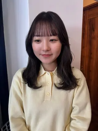 ミディアム ウシロダ メグミ ／ボブ／透明感カラーのヘアスタイル