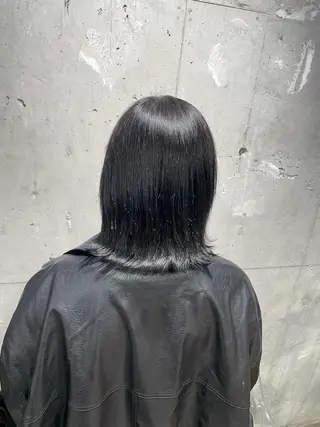 ミディアム カラー ベージュカラー💖 やすひろのヘアスタイル