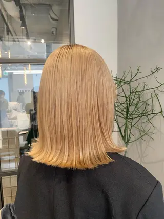 ミディアム 透明感カラー✨艶髪 制作🌱山根あゆみのヘアスタイル