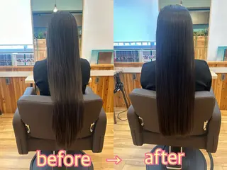 ロング 島袋 寧々のヘアスタイル